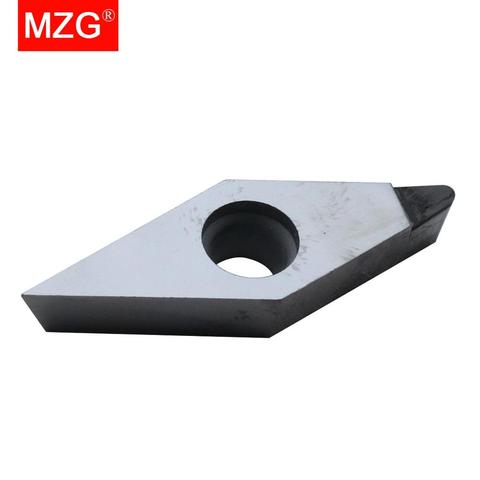 MZG VCGT110302 VCGT160402 VCGT160404 PCD aluminio de corte CNC procesamiento de cobre perforación torneado inserción de diamante para soporte SVXC ► Foto 1/6