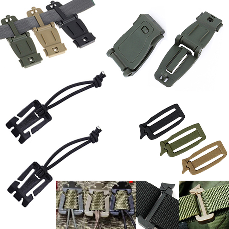 Mosquetón táctico Molle para grillete EDC, Clip de anillo en D, llavero de  bloqueo, accesorios de escalada y montaña, 3 uds. - AliExpress