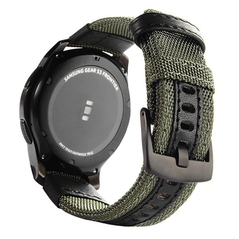 Correa de nylon para huami Amazfit GTR 47mm banda de Xiaomi Amazfit ritmo Stratos 3 2 2S de la pulsera de la correa de para garmin vivoactive 4 ► Foto 1/6