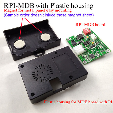 Raspberry pi a la máquina expendedora de MDB sin efectivo adaptador de interfaz con la vivienda trabajando con aceptador de moneda validador ► Foto 1/3