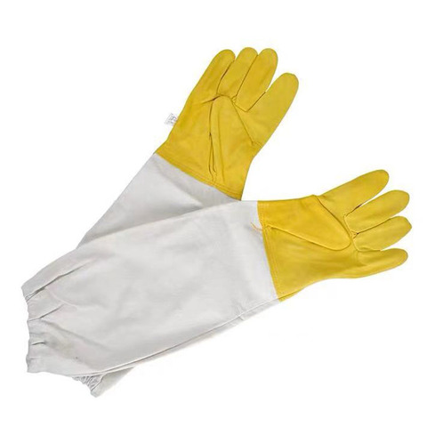 Guantes de prevención de apicultor, mangas protectoras, ventilado, profesional, antiabejas ► Foto 1/6