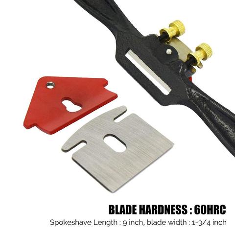 Tijera plana ajustable de 9 pulgadas para carpintería, herramientas de mano de corte, cincel de borde de corte manual de madera con tornillo/hoja ► Foto 1/5
