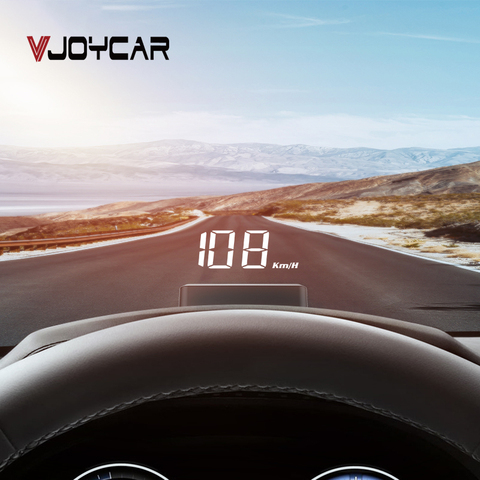 Vjoycar-pantalla frontal de coche VH60, indicador HUD automático con campana solar, alarma de exceso de velocidad, proyector de parabrisas RPM PK A100 ► Foto 1/6