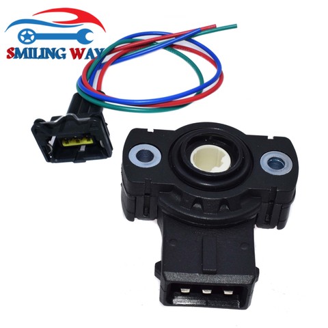 Sensor de posición del acelerador TPS + conector de enchufe para BMW 316i 318i 320i 320i 325i 328i 520i 523i 528i 535i 540i 728i 730i 735i 740i ► Foto 1/6