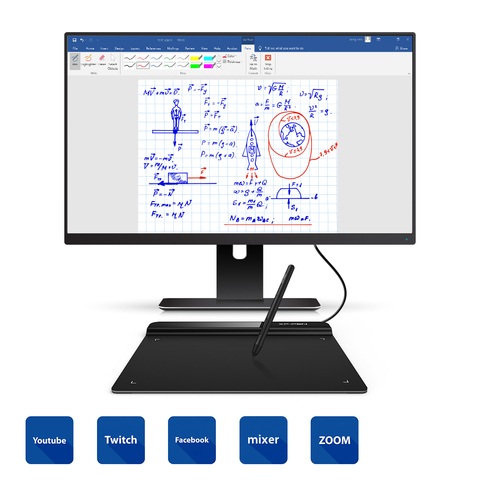 XP-Pen Star G640 tableta gráfica Digital tableta dibujo para OSU y dibujo 8192 niveles presión arte educación en línea Reunión ► Foto 1/6