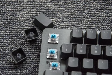 CTRL ALT FN-Tapas de tecla de espacio para teclado mecánico logitech G512, con interruptor de GX-BLUE, también con soporte de apoyo ► Foto 1/4