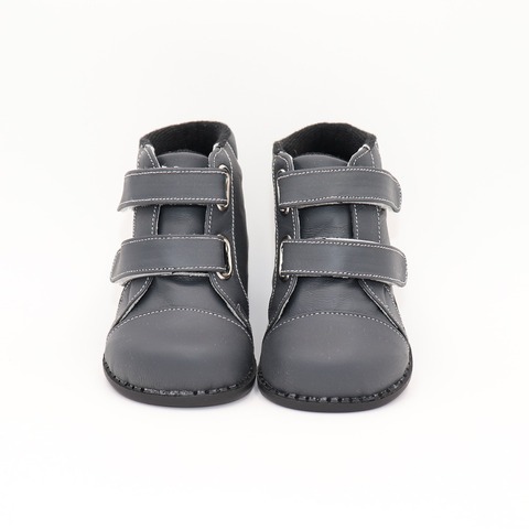 TipsieToes marca de alta calidad de cuero de costura niños botas suaves zapatos de la escuela para niños 2022 Otoño e Invierno ann&snow moda ► Foto 1/6