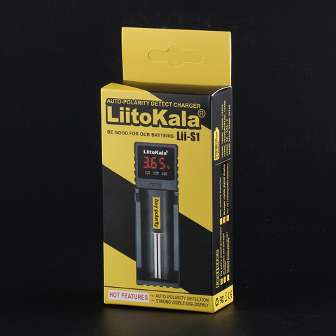 LiitoKala-cargador de batería inteligente Ni-MH ni-cd, lii-S1, 18650, 26650, 16340, RCR123, 14500, LiFePO4, 1,2 V ► Foto 1/1