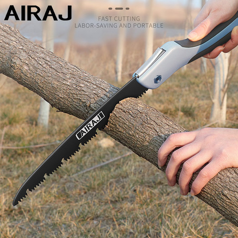 AIRAJ-Sierra plegable para exteriores, podadora de injerto para árboles, Chopper, herramientas de jardín, cuchillo de calidad, sierra de mano, SK5 ► Foto 1/6