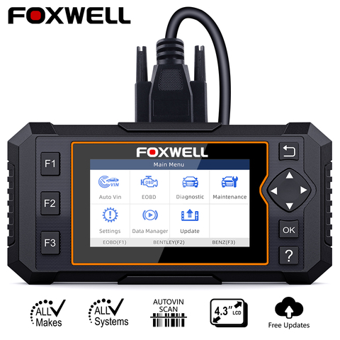 Foxwell-herramienta de diagnóstico NT624 Elite OBD2 para coche, todos los sistemas, escáner OBD2, servicio de aceite EPB, reinicio, escáner automotriz ODB2, actualización gratuita ► Foto 1/6