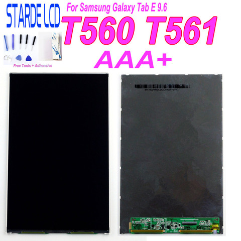 Recambio de pantalla LCD AAA + para Samsung Galaxy Tab E 9,6, SM-T560, T560, T561, pieza de reparación con F ree Tools y adhesivo ► Foto 1/6