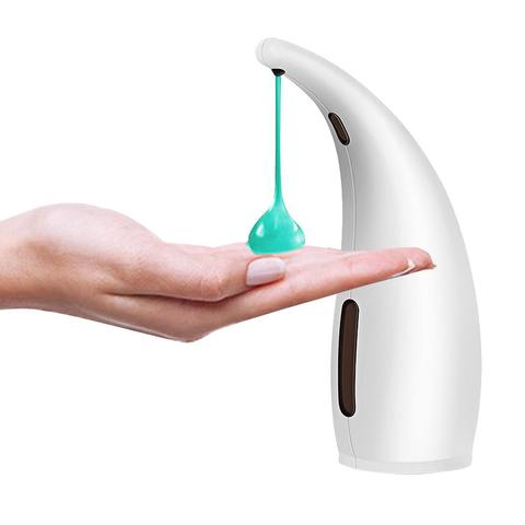 Dispensador automático de jabón líquido, accesorio ABS con Sensor inteligente, sin contacto, para el hogar, cocina y baño, 300ML, envío directo ► Foto 1/6