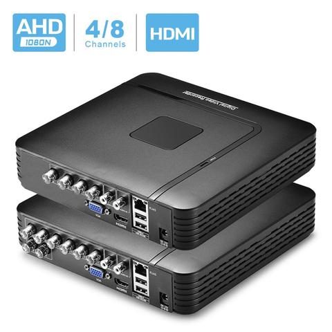 BESDER 4 canales 8 canales AHD DVR vigilancia seguridad CCTV grabadora DVR 4CH 720 P/8CH 1080N Hybrid DVR para analógica AHD IP ► Foto 1/6