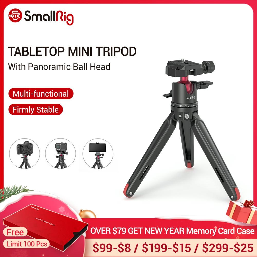 SmallRig-Mini trípode Universal de sobremesa con cabezal de bola panorámica para cámaras compactas DSLRs/sin espejo/trípode para Smartphones-2664 ► Foto 1/6