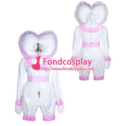 Monos de PVC pesados con cerradura francesa para adultos sissy baby, traje de cosplay Unisex hecho a medida [G3901] ► Foto 1/3