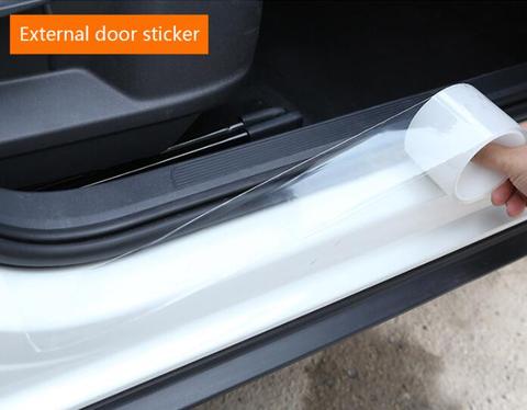 Pegatinas de coche Protector de alféizar de puerta de coche para Volkswagen Tiguan Touareg VW Polo sedán pasado B5 B6 B7 B8 Golf mk3 mk4 4 7 5 ► Foto 1/6