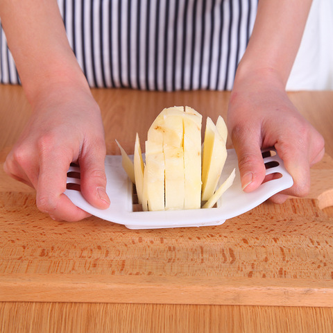 Cortador creativo de patatas fritas para cocina, máquina trituradora de melón y frutas, cortador de tiras ► Foto 1/6