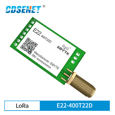 Módulo E22-400T22D SX1268 LoRa, 433MHz, 22DBM, IoT, relé de red UART, interfaz, transmisor y receptor de largo alcance ► Foto 1/6