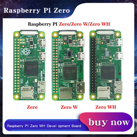 Frambuesa Pi ZERO/cero W/cero ¿WIFI bluetooth con 1GHz CPU 512MB RAM frambuesa Pi ZERO versión 1,3 RPI59 ► Foto 1/6