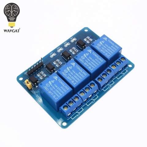 Módulo de canal de relé para Arduino ARM PIC AVR DSP, 5V, 4 canales, módulo de relé WAVGAT ► Foto 1/6