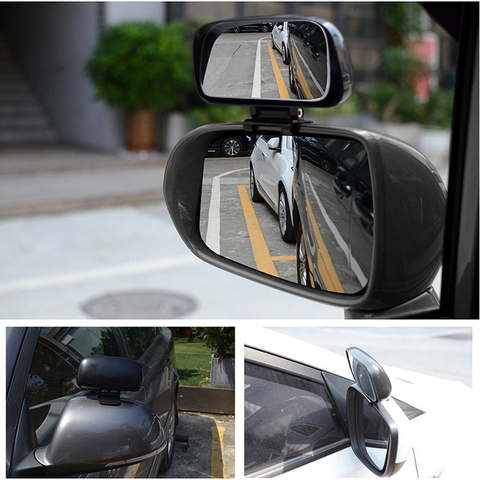 YASOKRO-Espejo de ángulo amplio para coche, espejo retrovisor ajustable con rotación de 360, para estacionar, 1 par ► Foto 1/6