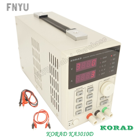 KORAD KA3010D-fuente de alimentación lineal CC, clase de laboratorio, ajustable, de precisión Variable, 30V, 10A, 0,01 V, 0.001A ► Foto 1/6