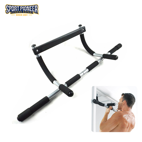 Barra de barbilla ajustable para ejercicio, entrenamiento en casa, gimnasio, fitness, puerta de bar, Marco, barra Horizontal, equipos deportivos de Fitness ► Foto 1/5