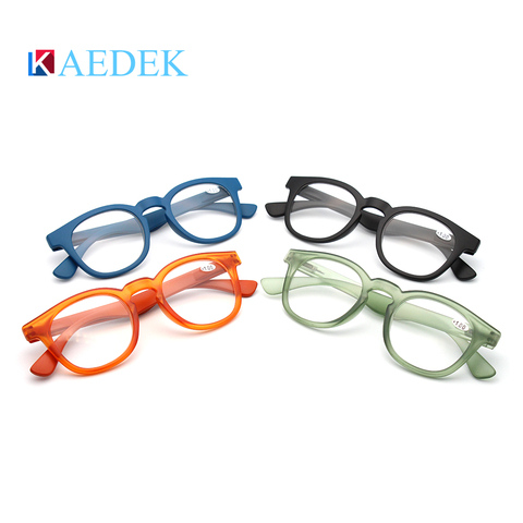 KAEDEK-gafas de lectura redondas para hombre y mujer, lentes de lectura transparentes de marca, con Flex French Concept, para presbicia, 2022 ► Foto 1/6