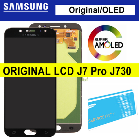 Pantalla LCD OLED/Super AMOLED de 5,5 pulgadas para Samsung Galaxy J730, J730F, J7 Pro, montaje de digitalizador con pantalla táctil 2017 ► Foto 1/5