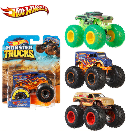 Hot Wheels-camión monstruo de juguete para niños, escala 1:64, modelo de Metal surtido, juguetes para niños, regalos ► Foto 1/6