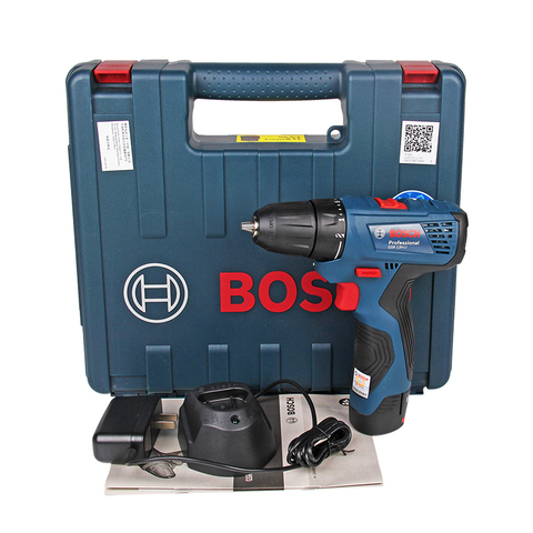 Bosch-destornillador eléctrico inalámbrico, multifuncional, recargable, Taladro eléctrico de litio, 12V, GSR120-LI ► Foto 1/5