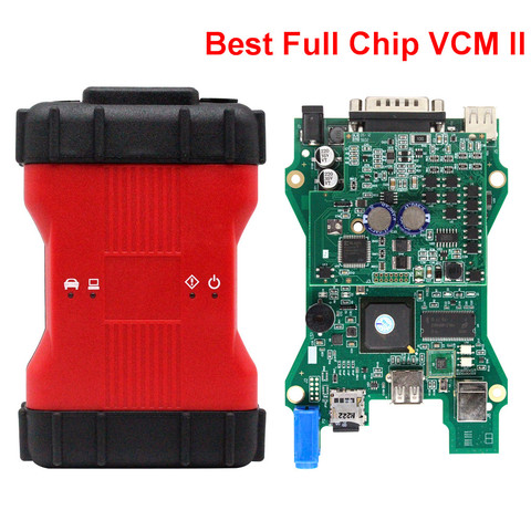 Herramienta de diagnóstico automático para vehículos, escáner OBD2, doble PCB, Chip completo, VCMII, V101, para Ford IDS, VCM2 ► Foto 1/6