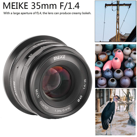 Meike-lente de enfoque Manual de gran apertura para cámara Nikon, APS-C de 35mm f1.4 para montaje Z5 Z6 Z6 II Z7 Z7 II Z50, sin espejo ► Foto 1/6