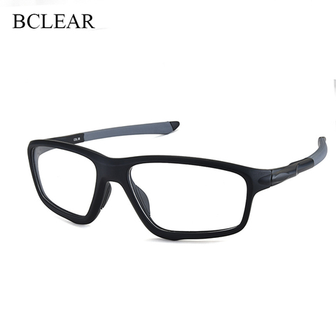 Lentes masculinos BCLEAR TR90 para deportes, gafas de prescripción, monturas de gafas para baloncesto, monturas de gafas de óptica para hombres ► Foto 1/6