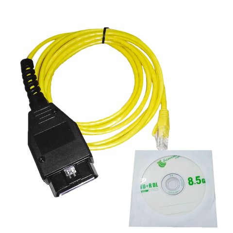 Cable de interfaz Ethernet a OBD, E-SYS de alto rendimiento, codificación ICOM Serie F para BMW ENET 2M, escáner de diagnóstico de códigos de error ► Foto 1/6