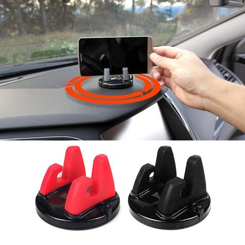 Soporte de teléfono para coche, soporte giratorio, antideslizante, para salpicadero, 360 grados, navegación GPS, accesorios universales para automóvil ► Foto 1/6