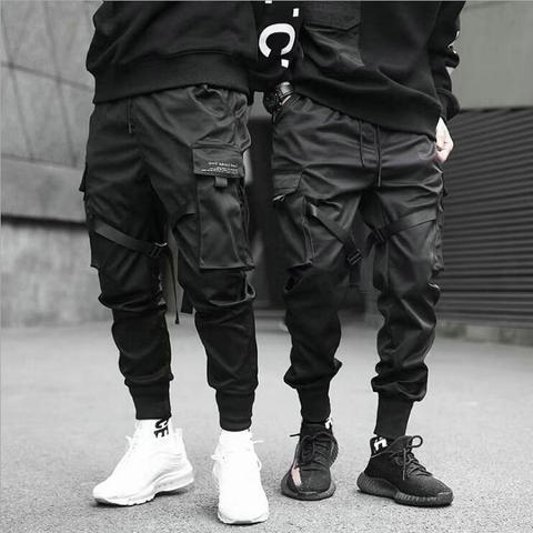 Pantalones Bombachos Moda Hip Hop Para Hombre Pantalón De Chándal Cargo  Casuales