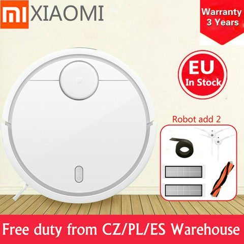 Mejor regalo Original Xiaomi Global de la UE versión mi Robot Plan inteligente Wifi App control de vacío limpiador 1 UE Rusia almacén envío ► Foto 1/6