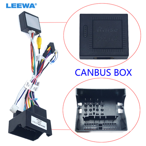 Reproductor multimedia Android LEEWA para coche Navi Radio CANBUS caja con arnés de cable para Volkswagen Golf 5/6/Polo/Passat/Jetta/Tiguan/Touran/Skoda ► Foto 1/6