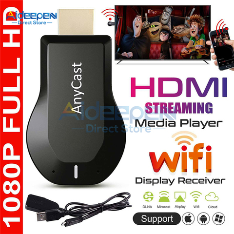 Anycast-adaptador receptor Dongle M2 de TV, inalámbrico, con pantalla WiFi, para Airplay, 1080P, HDMI, TV Stick para DLNA Miracast para IOS y Android ► Foto 1/6