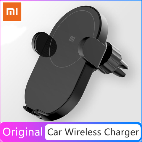 Xiaomi-cargador de coche inalámbrico Mi Max Qi, 20W/10w, Sensor infrarrojo inteligente, carga rápida, soporte de teléfono para coche, refrigeración doble, para Mi 9 ► Foto 1/6