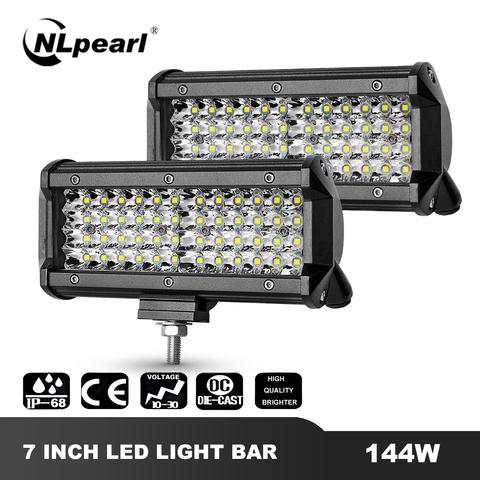 Nlpearl-Luz LED antiniebla de 4 