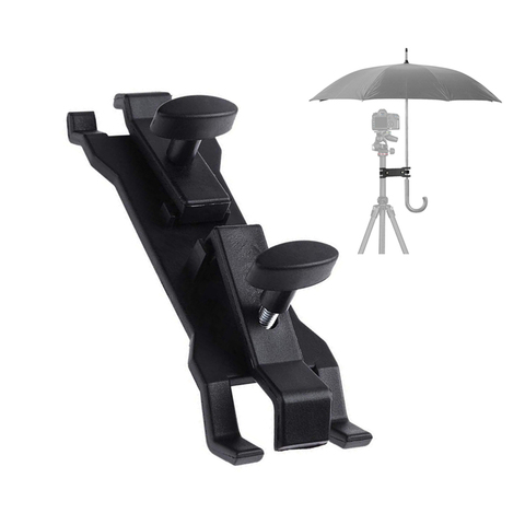 Abrazadera de paraguas para cámaras DSLR, soporte de Clip para sombreado solar, trípode para luz Flash, accesorios de estudio fotográfico ► Foto 1/6