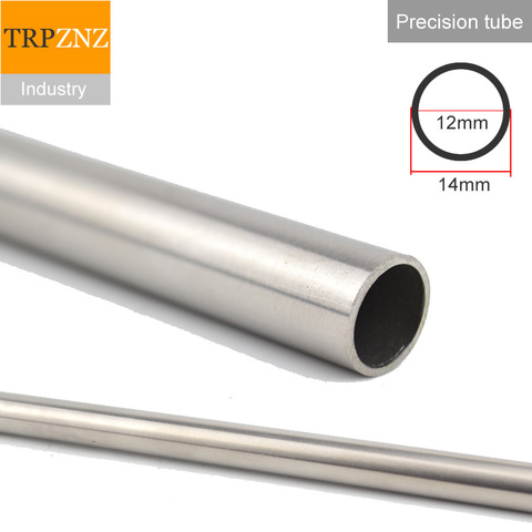 Tubo de acero inoxidable 304 tubo de precisión, OD14x1mm, diámetro exterior 14mm, espesor de pared 1mm, diámetro interior 12mm, tolerancia 0,05mm ► Foto 1/5