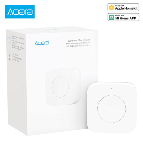 Xiaomi-miniinterruptor inalámbrico Aqara Zigbee, conexión versátil con 3 botones de Control de vía para dispositivos inteligentes de casa que funcionan con la aplicación Mihome ► Foto 1/6