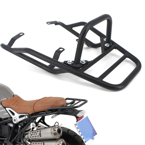 Portaequipajes para motocicleta BMW R NINE T R NINET R9T R 9 T 9 T Pure Racer Scrambler 2003-2012, soporte de asiento trasero para equipaje con empuñadura ► Foto 1/6