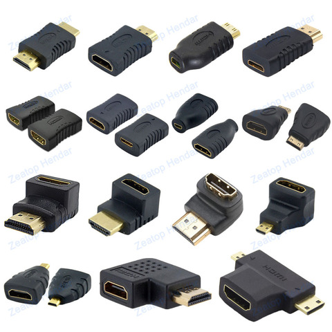 Conector Acodado HDMI Macho Hembra