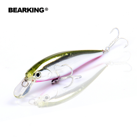 Aparejos de pesca calientes BearKing venta al por menor A + Señuelos de Pesca, pececillo suspendido minnow, 65mm/5g, buceo 0,8-1,2 m y 5 colores para elegir ► Foto 1/6