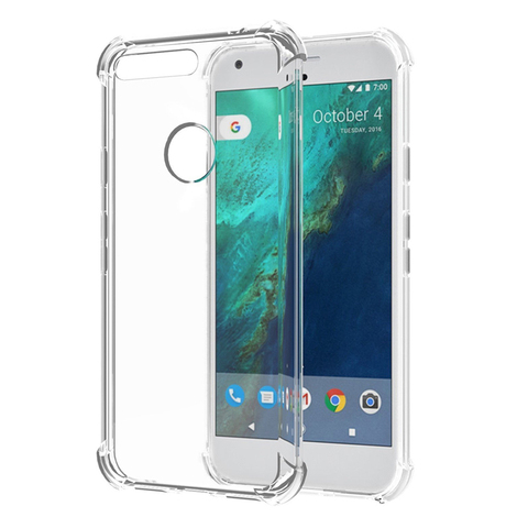 Funda ultrafina suave de TPU para teléfono móvil, carcasa de silicona transparente para Google Pixel 4a 4 3 2 1, Google Pixel 4 3 XL ► Foto 1/6