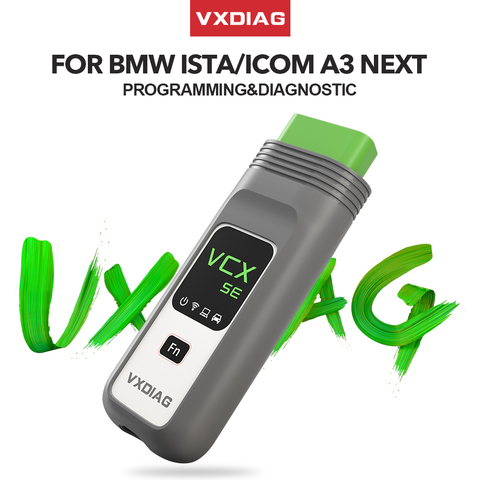 VXDIAG VCX SE para escáner BMW obd2 diagnóstico de coche ICOM A2 A3 siguiente herramienta de diagnóstico de programación para ista BMW mini codificación inpa for bmw e39/bmw e60/bmw e30/bmw e90/bmw e53 ► Foto 1/6